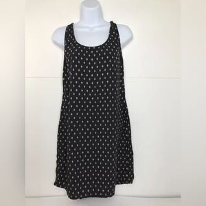 Old Navy Black and White Sleeveless Sundress | Small